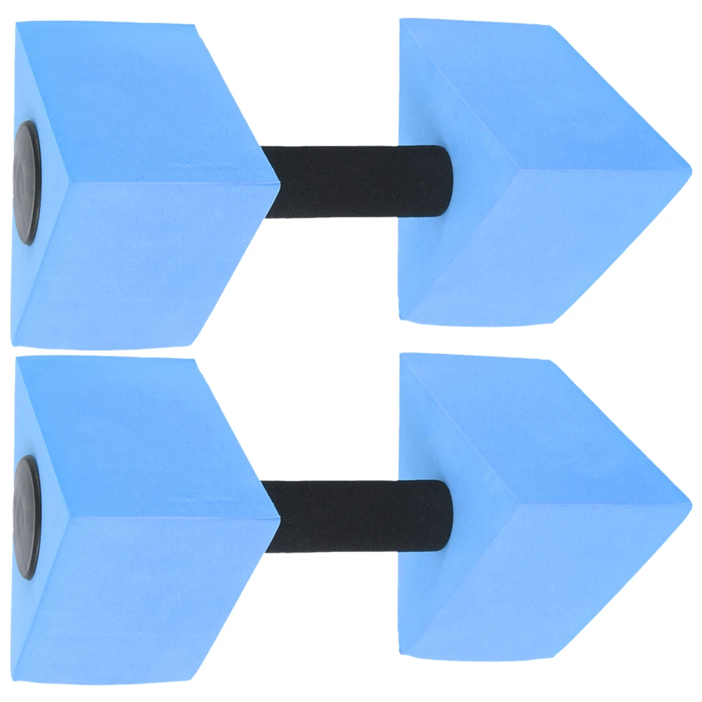 

2pcs Water Dumbbells EVA Material Pool Fitness Equipment Blue Hand Weights for Aerobics Kids Exercise Set Travel Weights