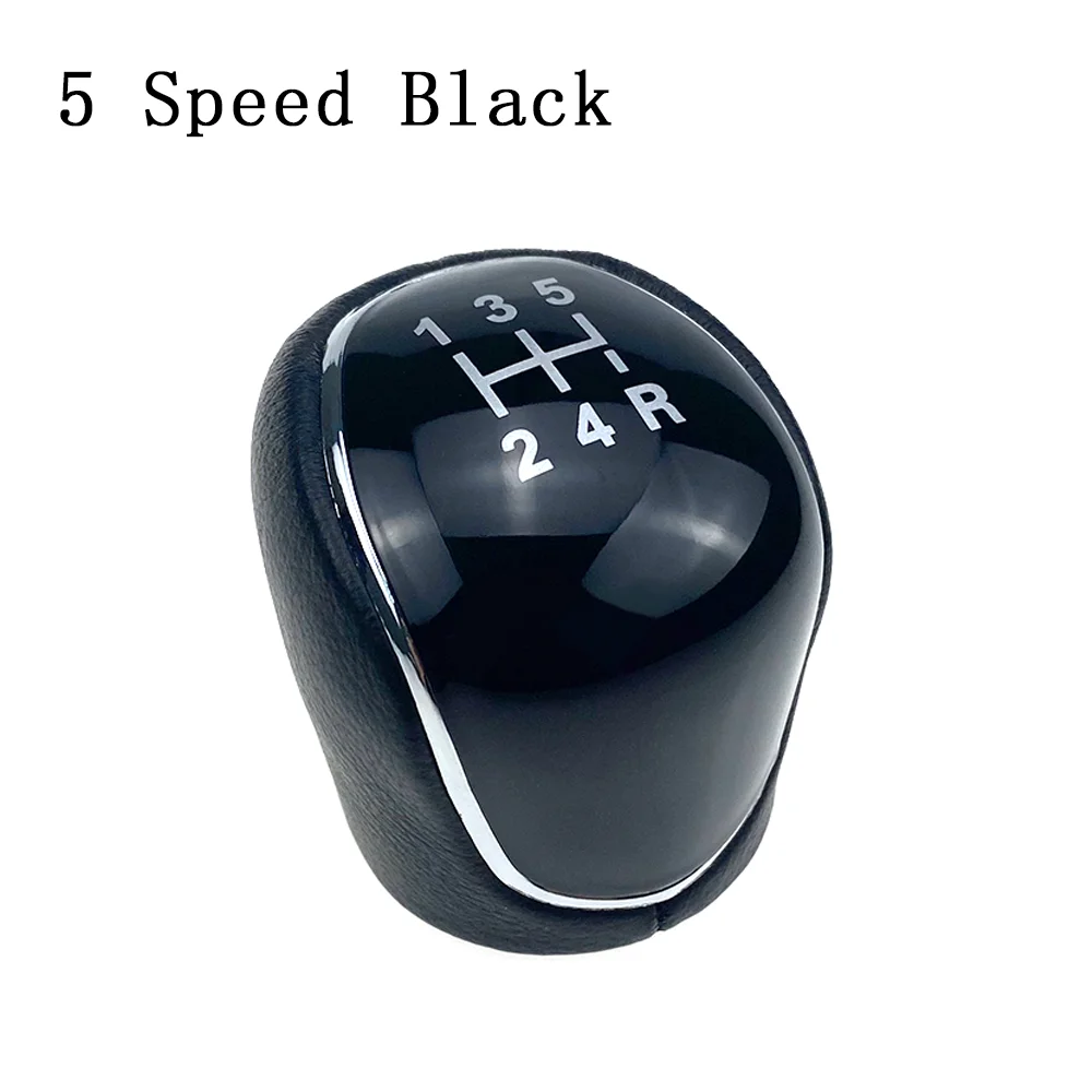 5/6 Speed Gear Shift Knob For Ford Mondeo 4 MK4 S-Max C-Max Kuga Galaxy Transit Tourneo Connect Focus Car Accessories Leather