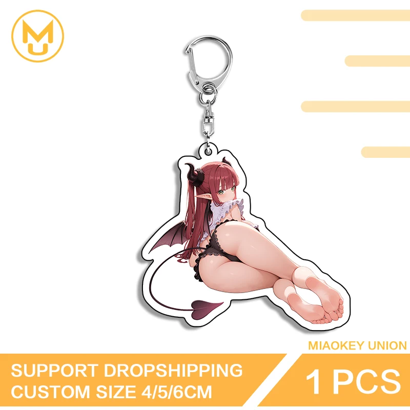 كيتاجاوا مارين شيطان فتاة الموضة شخصية مزدوجة الوجهين الاكريليك كيرينغ ارتداء اليومي للأصدقاء موضة حلقة رئيسية الهدايا