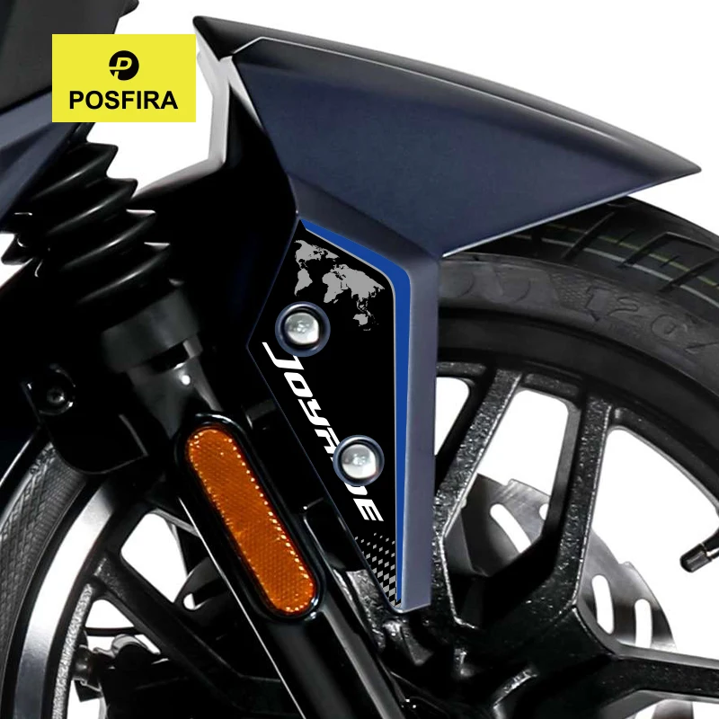 

POSFIRA Motorcycle Front Fender Stickers Vinyl Decal for SYM Joyride 300 2023-2024 Joyride300 Motorbike Mudguard Accessories