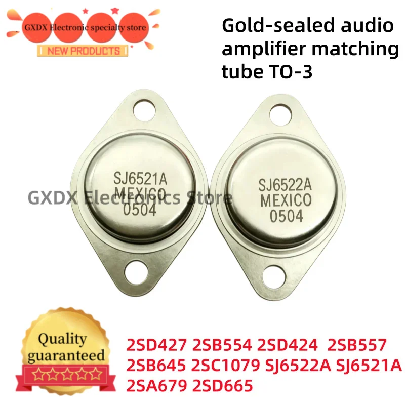 1-5Uds 100% Brand new original 2SD427 2SB554 2SD424 2SB557 TO-3 2SA679 2SD662 SB645 2SC1079 SJ6522A SJ6521A