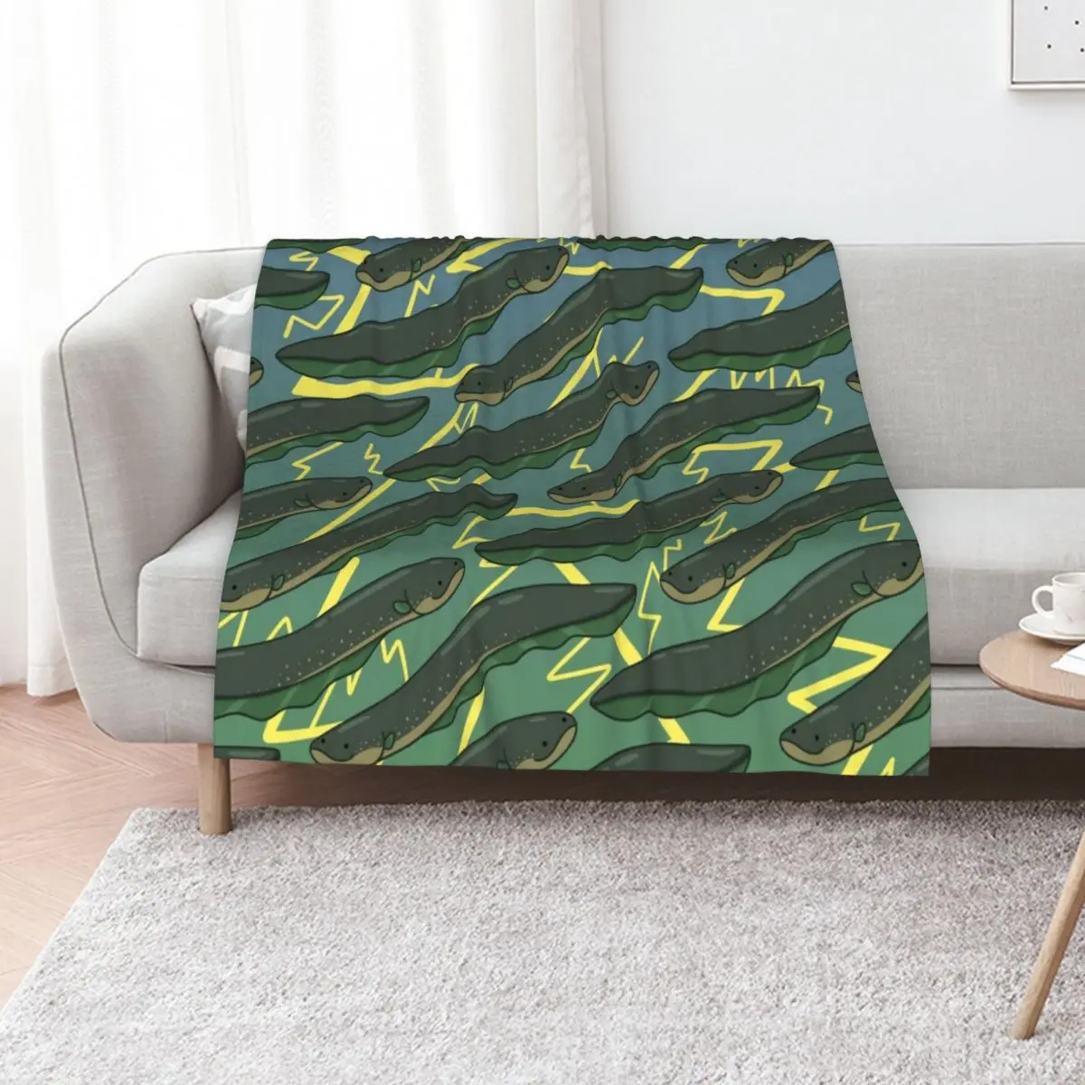 Electric Eel Pattern Throw Blanket Luxury Brand Luxury for winter For Baby Soft Plush Plaid Luxury St Blankets