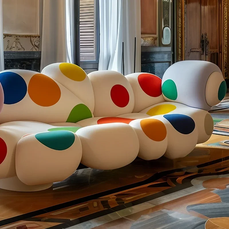 التصميم الأصلي ممفيس البولكا نقطة الفن أريكة الدوبامين الأثاث الإبداعي #4