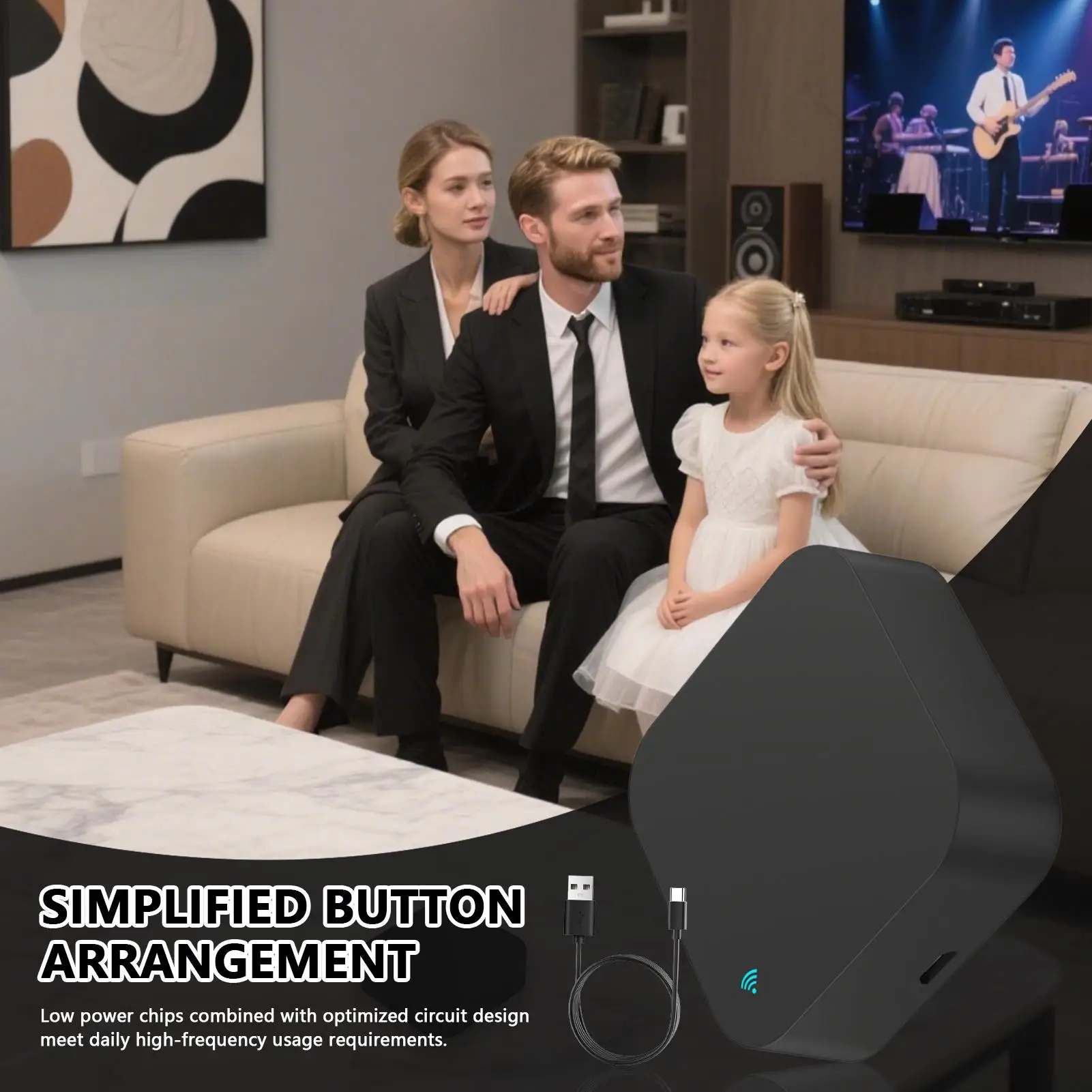 WiFi IR Remote Control Smart Home IR Remote For Air Conditioner Easy To Apply Portable Home Supplies For Elderly Boys Youth