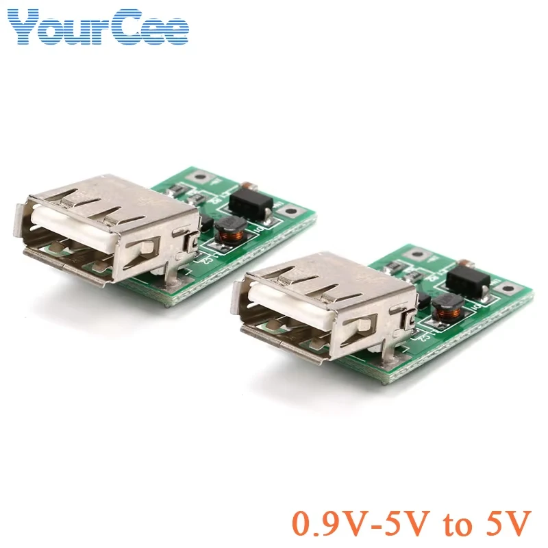 5 sztuk/2 sztuk Mini konwerter DC-DC Boost 0.9V ~ 5V do 5V 600MA ładowarka wyjściowa USB moduł zasilania Step Up — zdjęcie 2