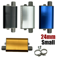 Small Size 24mm Muffler Silencer S Curved Air Diesel Parking Heater Exhaust Pipe Aluminum Alloy For Car Truck Camper VAN RV