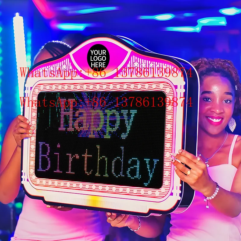 LED Classic Sign for VIP Bottle Service in Nightclubs Bars Refillable