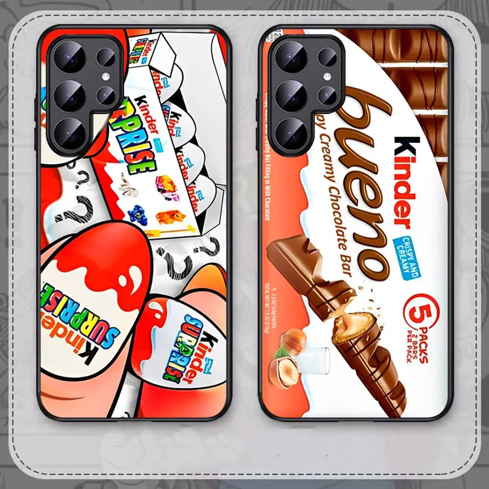 Funda para Teléfono Trolly Egg K-KINDER JOY con Sorpresa para Samsung S 24 Fe 25 Ultra Plus 20 Lite 21 30 22 23 24 22 Ultra 5G