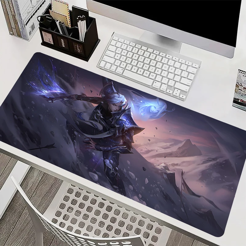 

Aphelios League Of Legends Mouse Pad Office Laptop Large Anime Gaming Accessories Keyboard Mousepad PC Gamer Desktop Mat Carpet