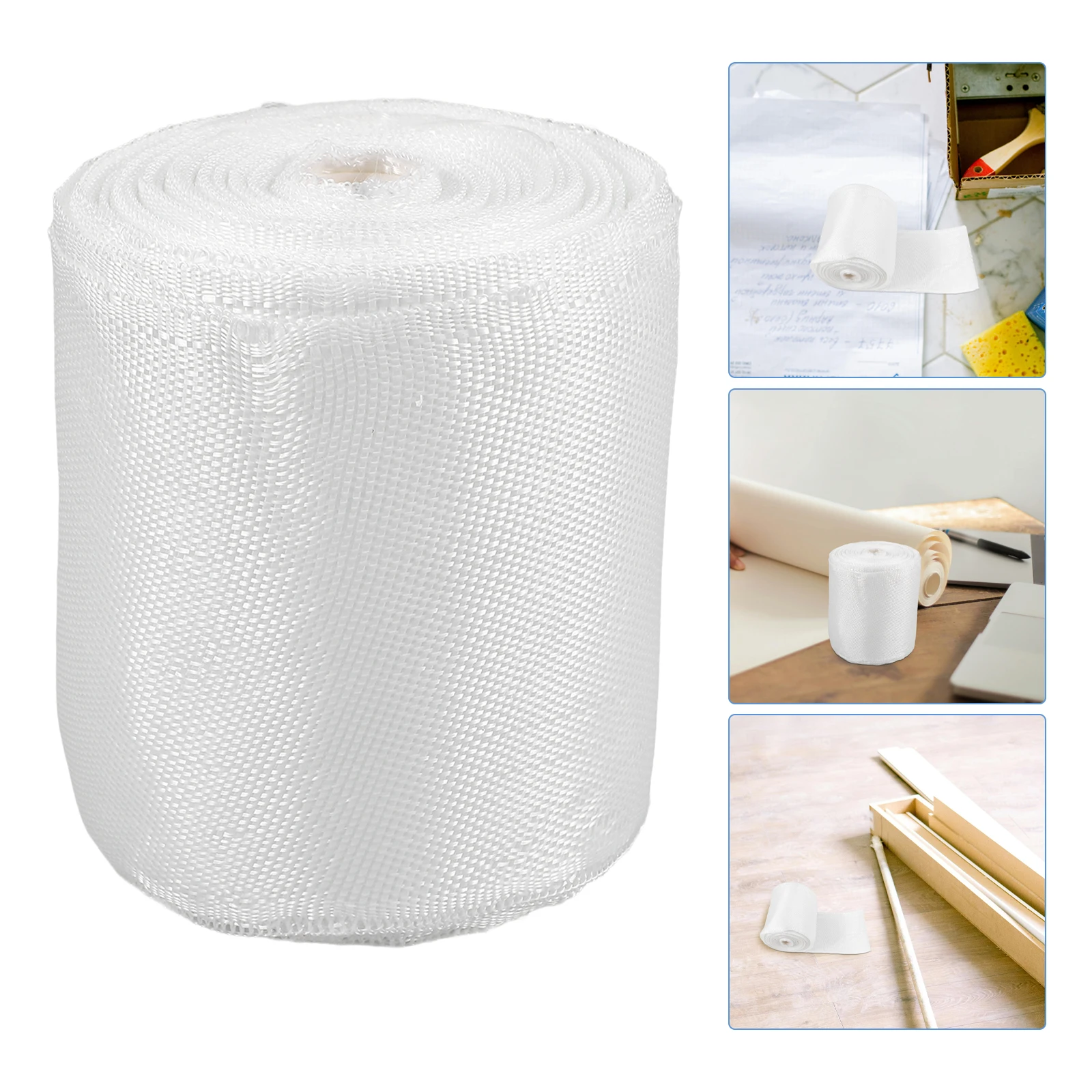 

Fiberglass Cloth Strips Non Adhesive Reinforcement Fabric for Molding Repair Kit Seams Boat Projects Wrapping Tape Glass Fiber