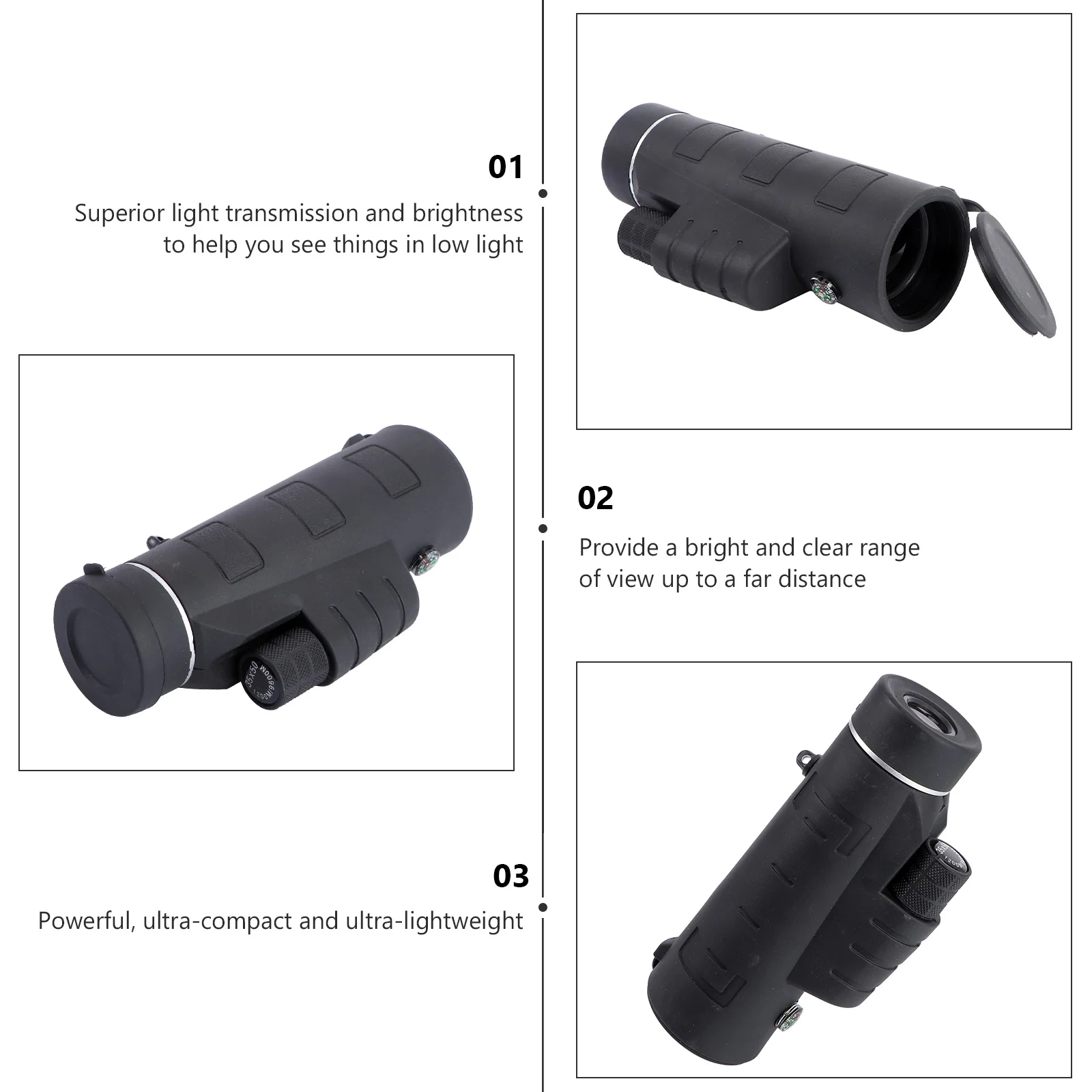 

35X50 Monocular Telescope For Outdoor Bird Watching Hunting Concert Travel Compact Lightweight Optical Scope Camping Fishing