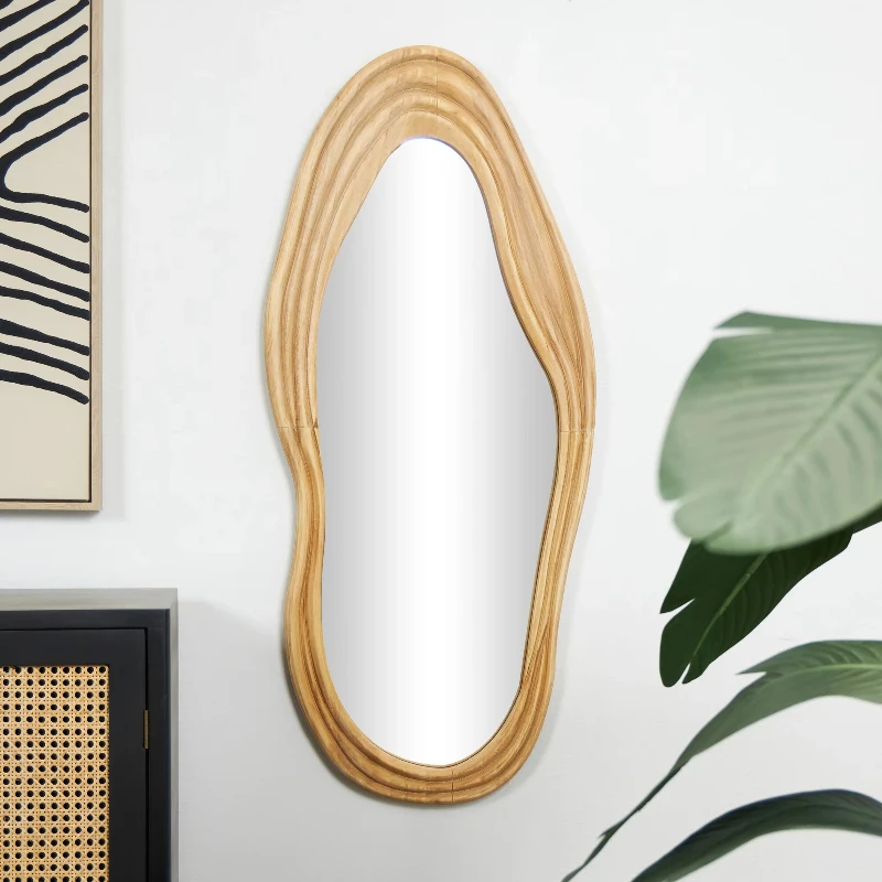 

Vertical Decoration Modern Wall Mirror Lobby Design Hotel Mirror