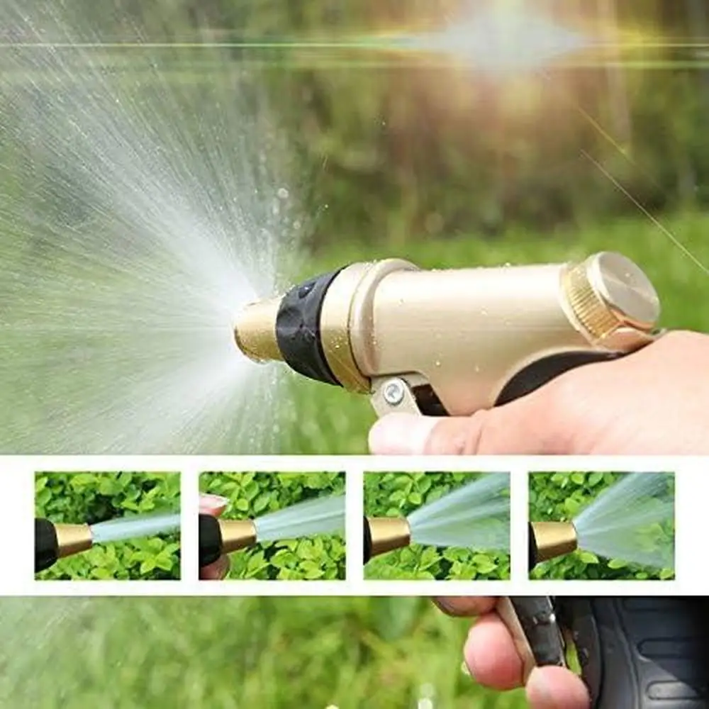 

Metal Car Water Washer Gun Electroplating Copper High Pressure Household Car Water Gun Nozzle Garden Irrigation Pressure Washer