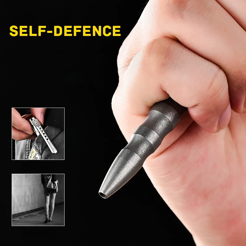 NEW Titanium Portable The Bolt Decompression Signature Pen Pioneer Personalizes Self-defense EDC Broken Window High-end Tactical