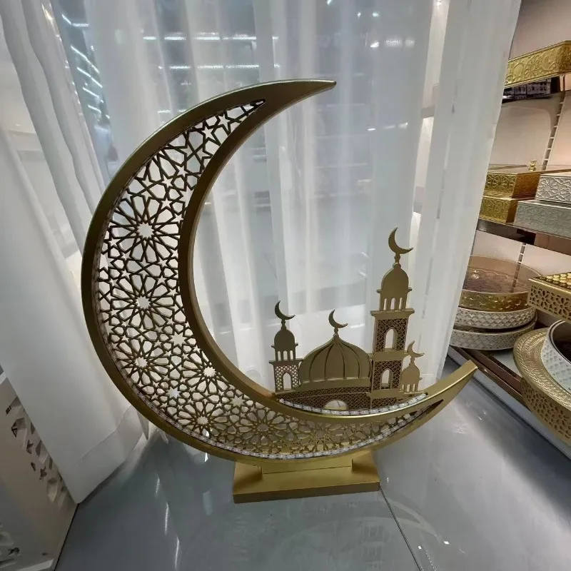 

60 cm mosque wooden family decoration