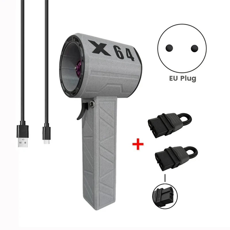 X64 Mini Turbo Jet Fan Brushless Motor Powerful Instantaneous Thrust 1.4Kg/S 1000W Wind Speed Blower Dryer