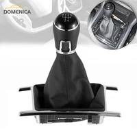 Nuevo perilla de palanca de cambios de coche para Volkswagen VW Amarok 2010-2022 palanca Manual de 5/6 velocidades con piezas de maletero de cuero accesorios para automóviles
