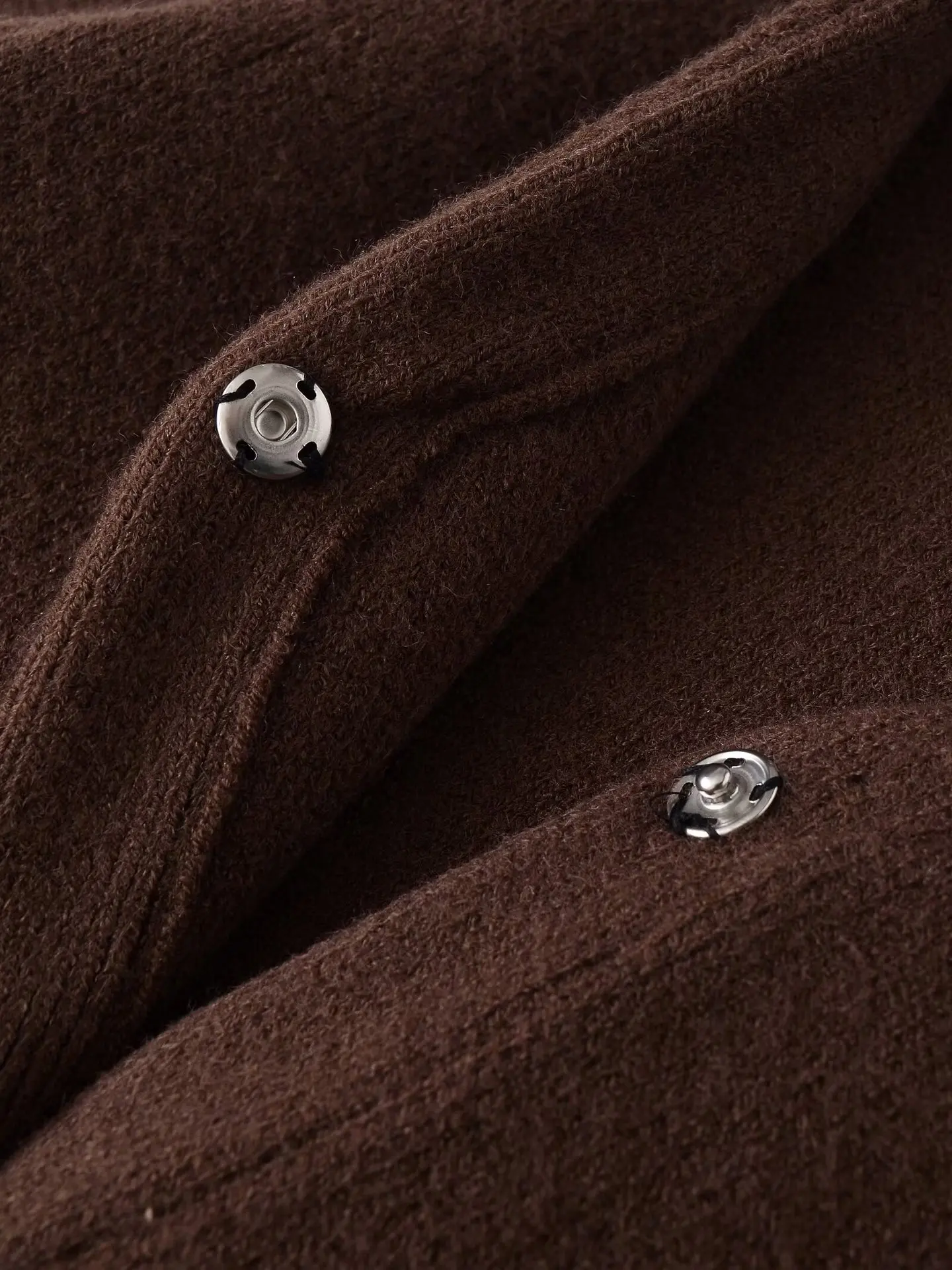 النمط الأوروبي والأمريكي 2025 منتجات الخريف الجديدة تأثير الفراء الاصطناعي للمرأة تقسم سترة محبوكة #6