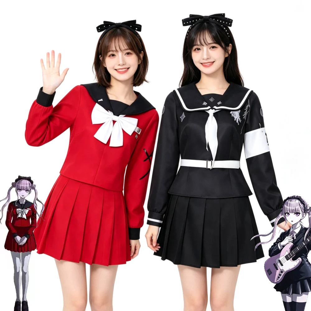 Tsukumo Yoko Cosplay Costume 100 Day War JK School Combat Uniform Women Anime Stage Outfit