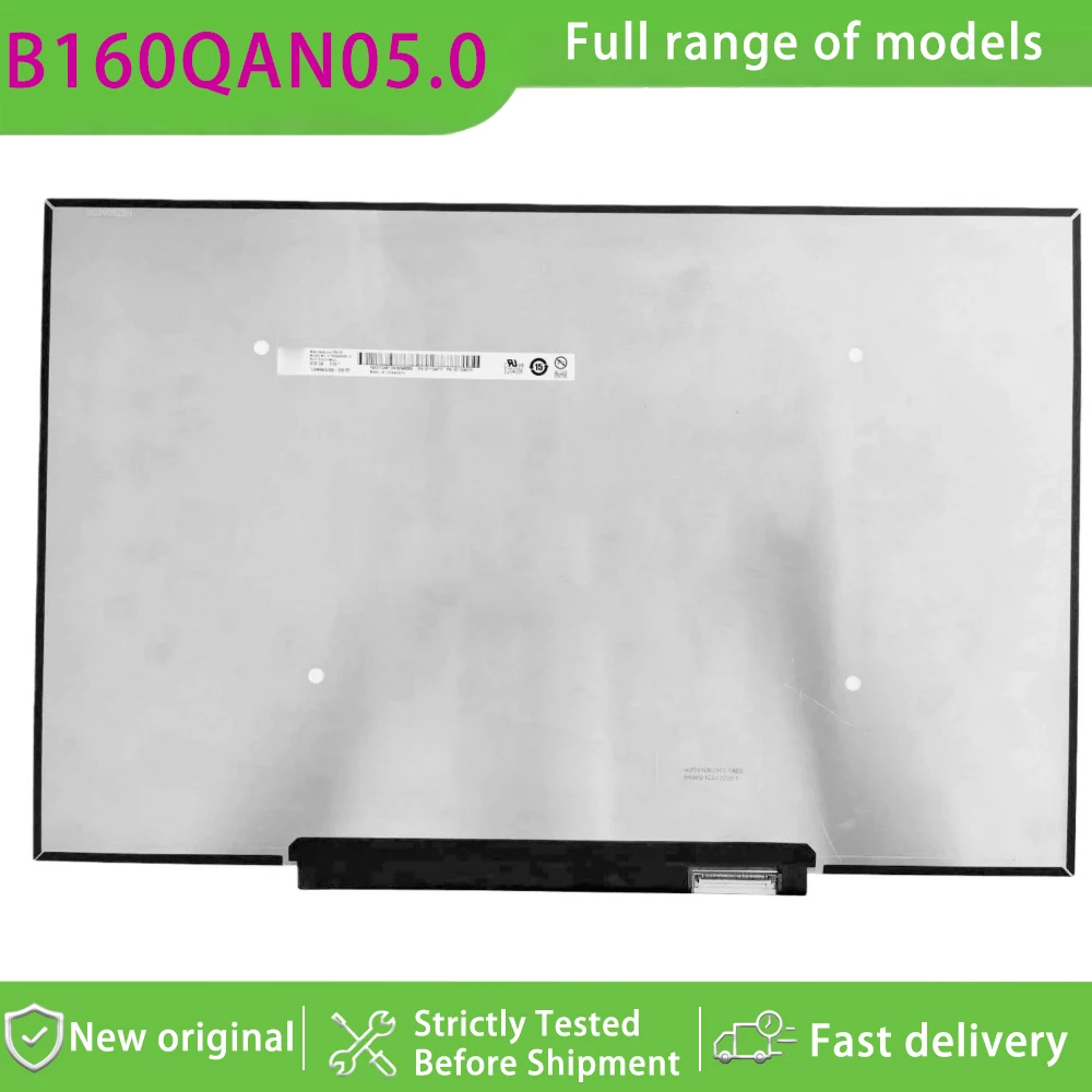B160QAN05.0 16.0 Inch Wqxga 10 Aspect Ratio Ips Grade Lcd Display Panel Matte Non-touch  120hz Refresh Rate for Laptop