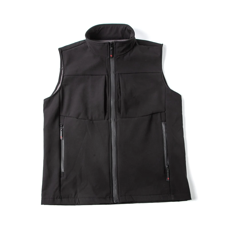 

Мужской свободный флисовый жилет в американском стиле ретро, толстый ветрозащитный водонепроницаемый теплый жилет из софтшелла с воротником-стойкой, осень-зима