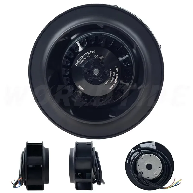 FLW133 Vortex Turbine Centrifugal Fan Industrial Turbo Blower Pipeline Air Purifier Fan For Printing Machine 220V