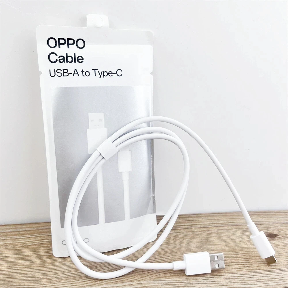 2025 أصلي لكابل OPPO 12A USB A إلى USB C كابل 1 متر USB نوع C سلك بيانات شحن سريع متوافق مع SuperVOOC 240 واط 150 واط
