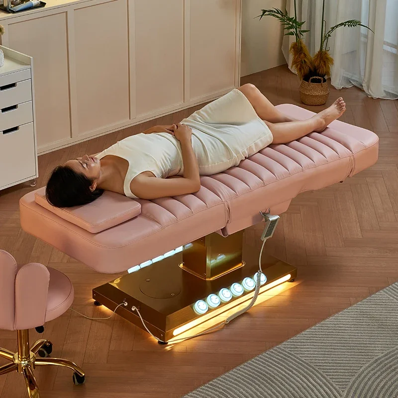 Electric Beauty Eyelash Bed Beauty Salon Massage Couch Medical Beauty Facial Bed High-End Facial Electric Lifting Dental