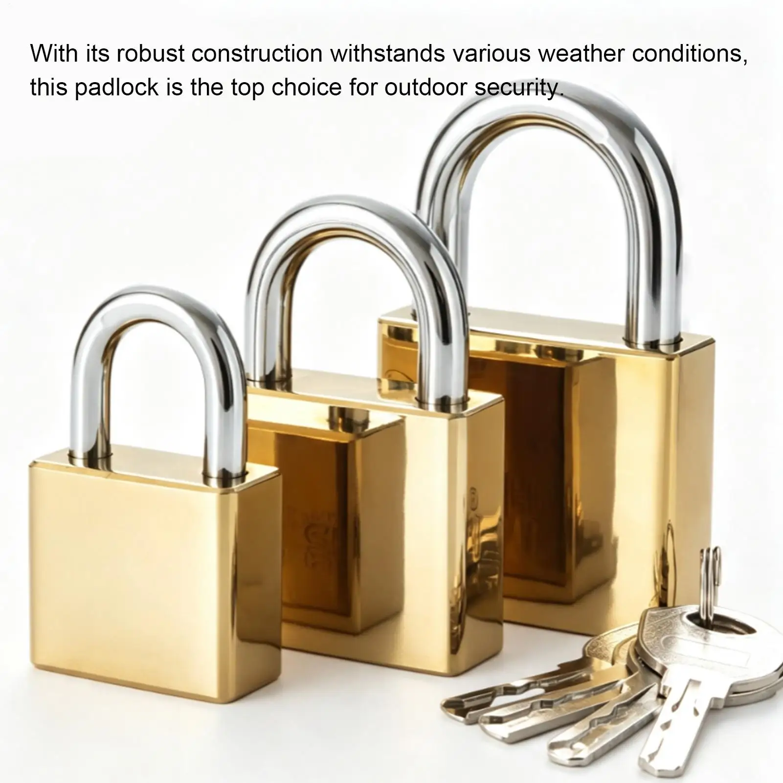 Heavy Duty Padlock Anti-Theft Heavy Duty Safety Lock With 4 Keys Warehouse Padlock For Shed Garage Warehouse Backyard Locker
