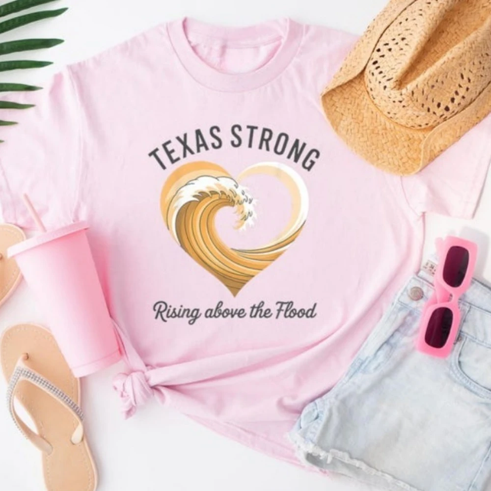 Hill Country Strong Women Unisex Shirt Disaster Relief Fundraiser Texas Support Apparel Pray for Hill Country Victims Tees