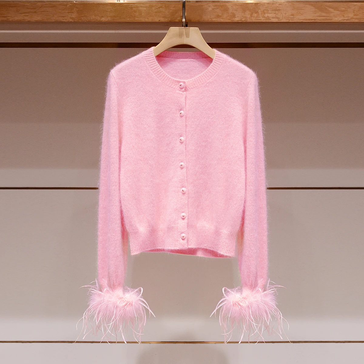 

Женский вязаный кардиган с одной пуговицей, модный, весенний, новый, стильный, для повседневной носки, приталенный, длинный рукав