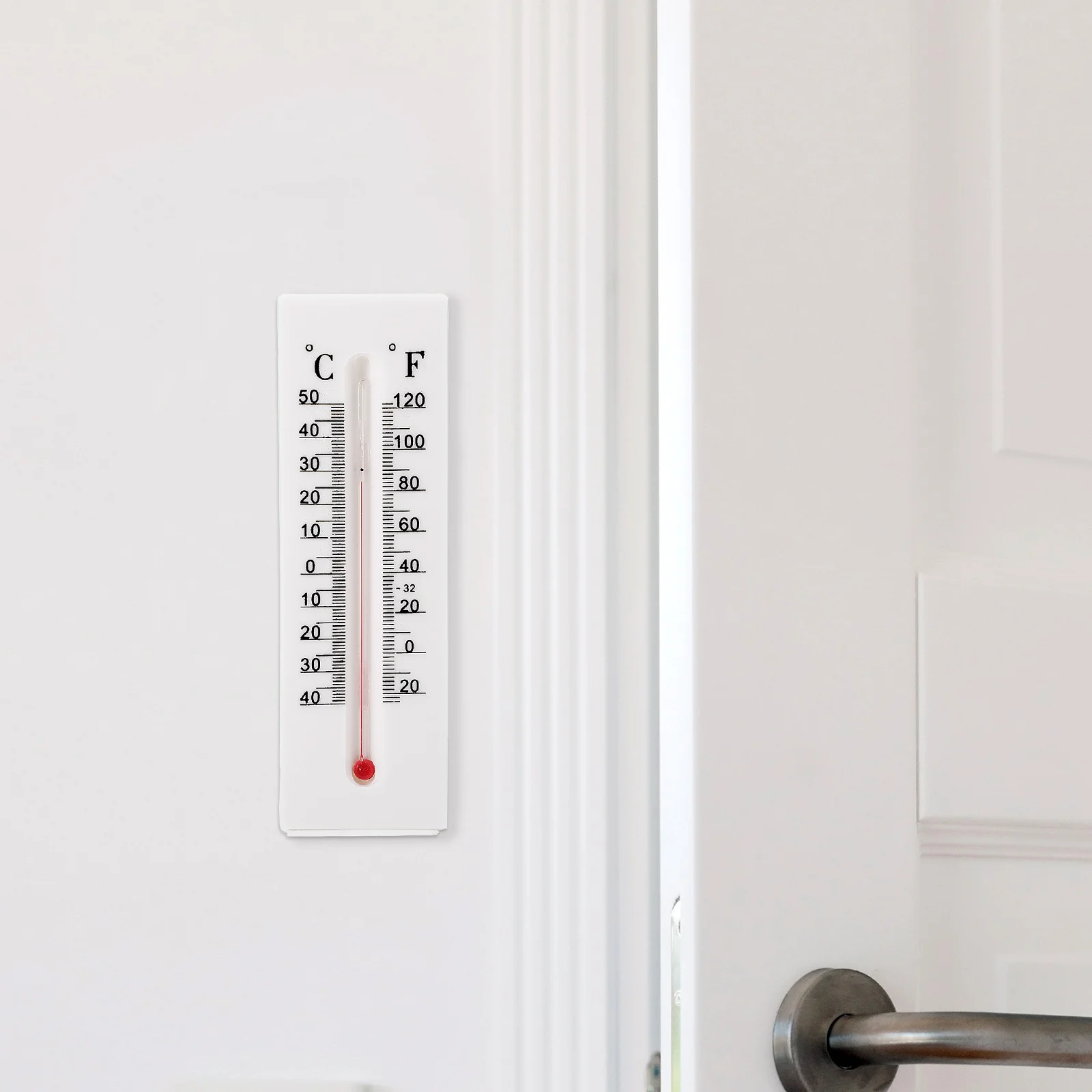 2 pcs Key Hider Outdoor Thermometer Decorative Storage Box For Outside Wall Mount Garage Garden Fence Weatherproof Plastic Key