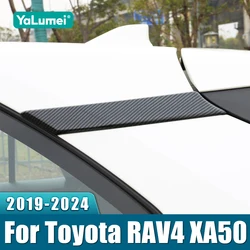 For Toyota RAV4 XA50 2019 2020 2021 2022 2023 2024 2025 Hybrid Car Rear Window C Pillar Trim Cover Car Exterior Accessories
