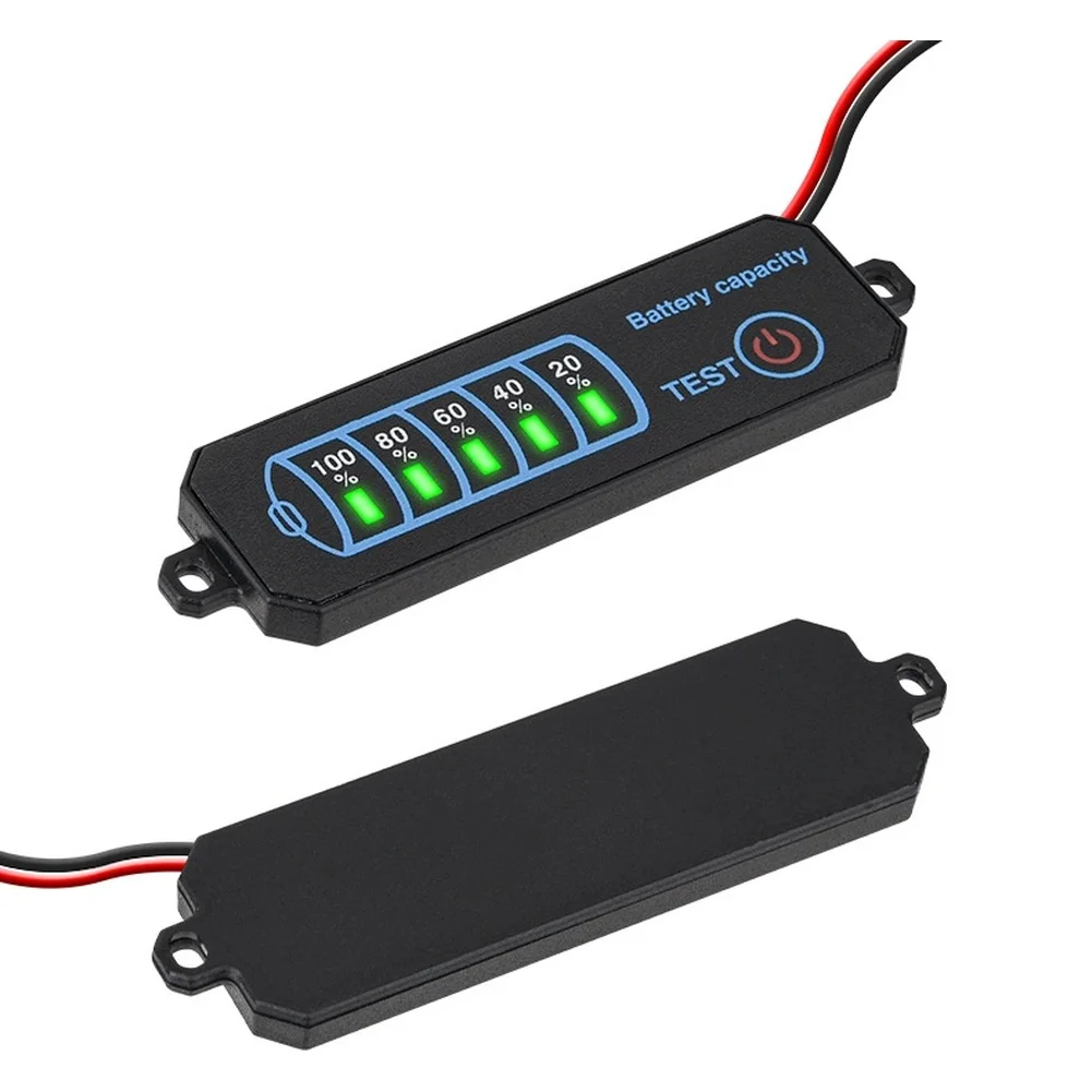 LED Battery Charging Indicator Board 530V Voltage Charging Tester with Automatic Low Power Mode and Real Time Battery Monitoring
