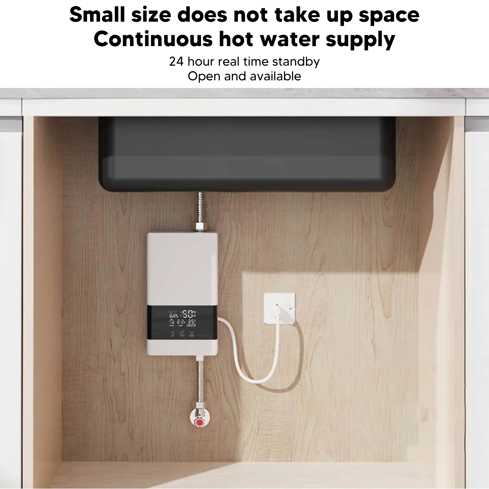 遠隔操作の電気温水器,小型瞬間電気温水器,110v,4000w,プラグ,家庭,キッチン