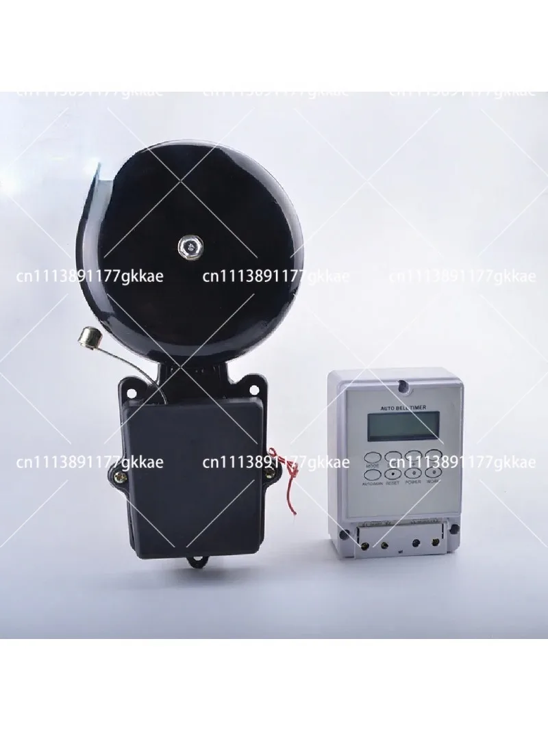 220V Digital Timer Controller School Bell Kit, 80 Times/Day Programmable Auto Ring Bell for Classroom