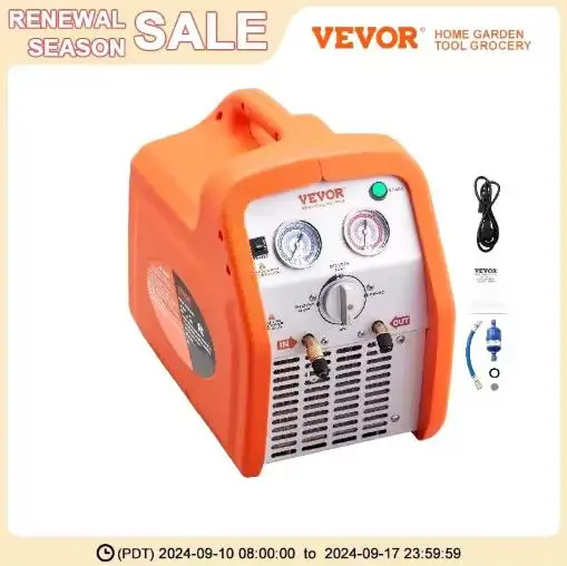 HOT SALE Refrigerant Recovery Machine 220-240V 50Hz Dual Cylinder Portable HVAC Recovery Machine for Vapor Car/Air Conditioning