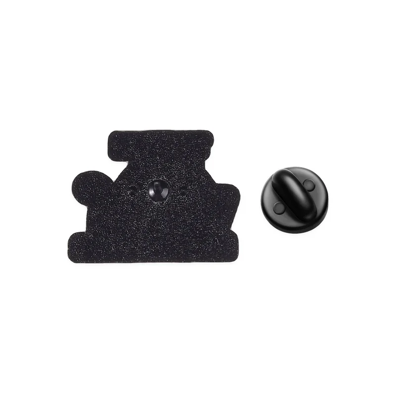 Vertrauen Sie mir, ich bin Ingenieur - Katzen-Emaille-Pin, arbeitende orange Katze mit Brille, Brosche, Rucksack-Anstecknadel, Schmuckgeschenk für Freunde – Detail 3