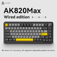 AJAZZ AK820MAX Magnetic Switch Keyboard Wired/Wireless Tri-Mode 75% Layout With 0.85\