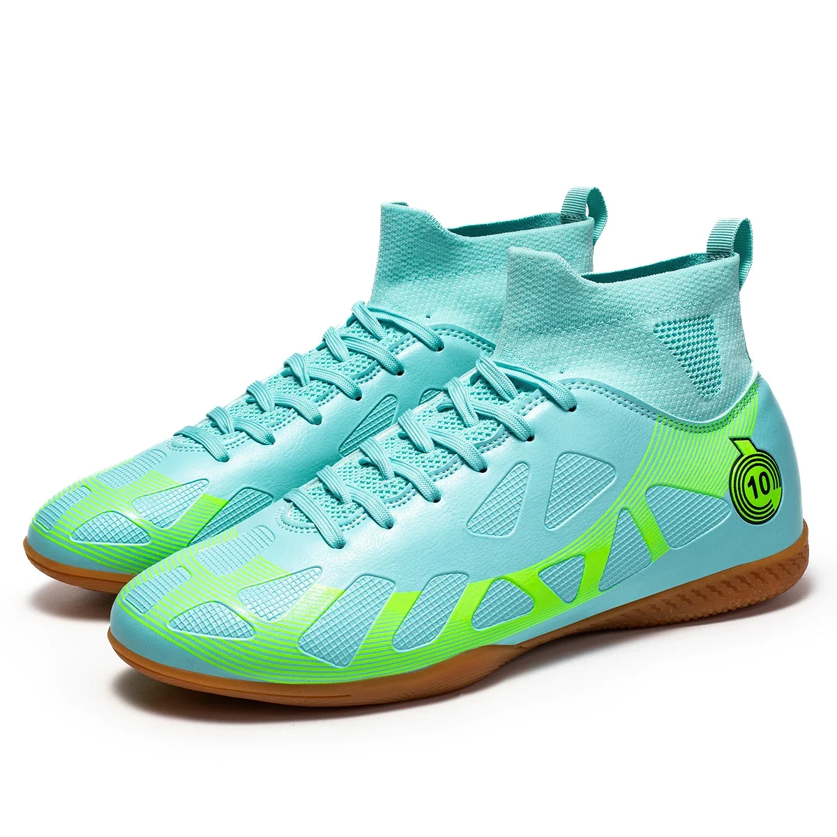 أحذية كرة قدم احترافية ذات قاع مسطح للمراهقين، أحذية تدريب مريحة ومتينة للبالغين، أحذية كرة قدم غير قابلة للانزلاق
