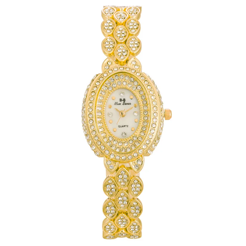 Новые модные повседневные женские часы с полным овальным циферблатом, браслет, женские модные универсальные кварцевые часы Relogio Feminino