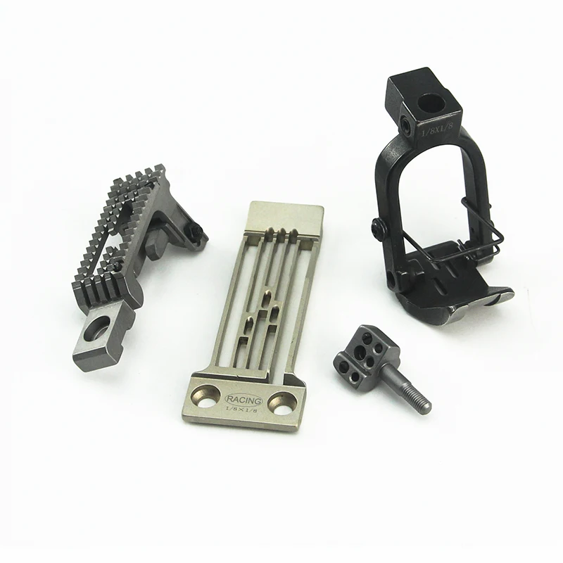 

Набор калибра RACING 1/8 "x 1/8" для Brother B928, промышленный 3/16 "3 игольчатый подав с рычагом, аксессуары для швейных машин, детали одежды