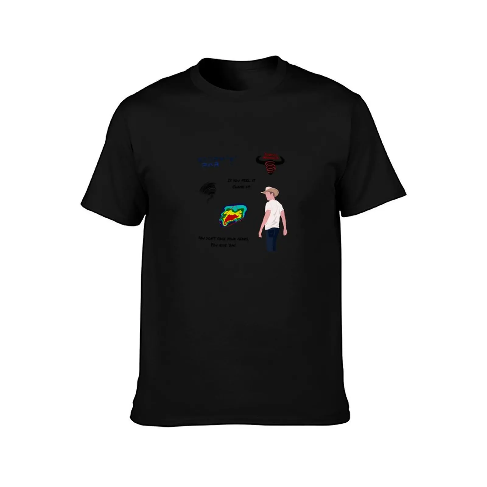 Twisters Tornado Sticker Pack T-Shirt Casual Street Style Short Sleeve Tee T-Shirt