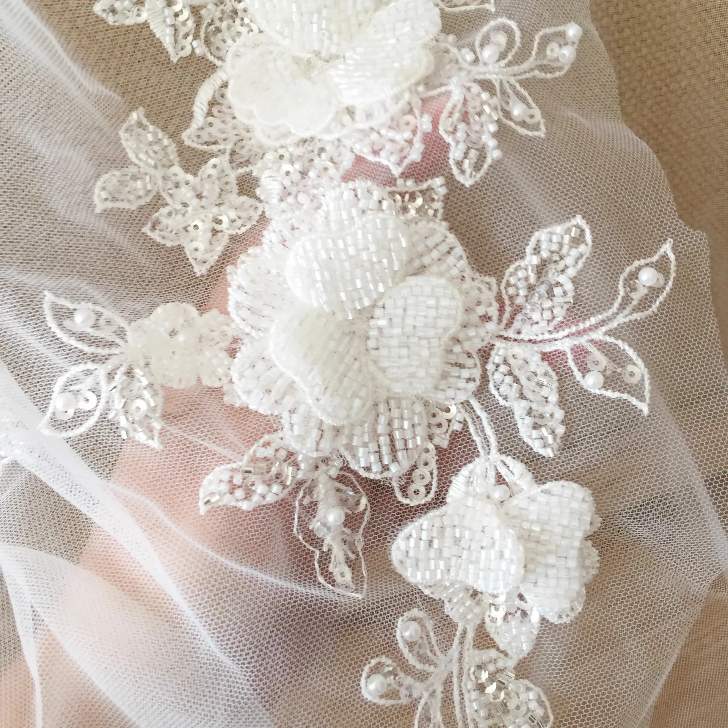 غطاء رأس الزفاف عقال التطريز التصحيح التكتيكي الراقية ثلاثي الأبعاد شبكة الورد مسمار الخرز parches tacticos دي الفيلكرو #3