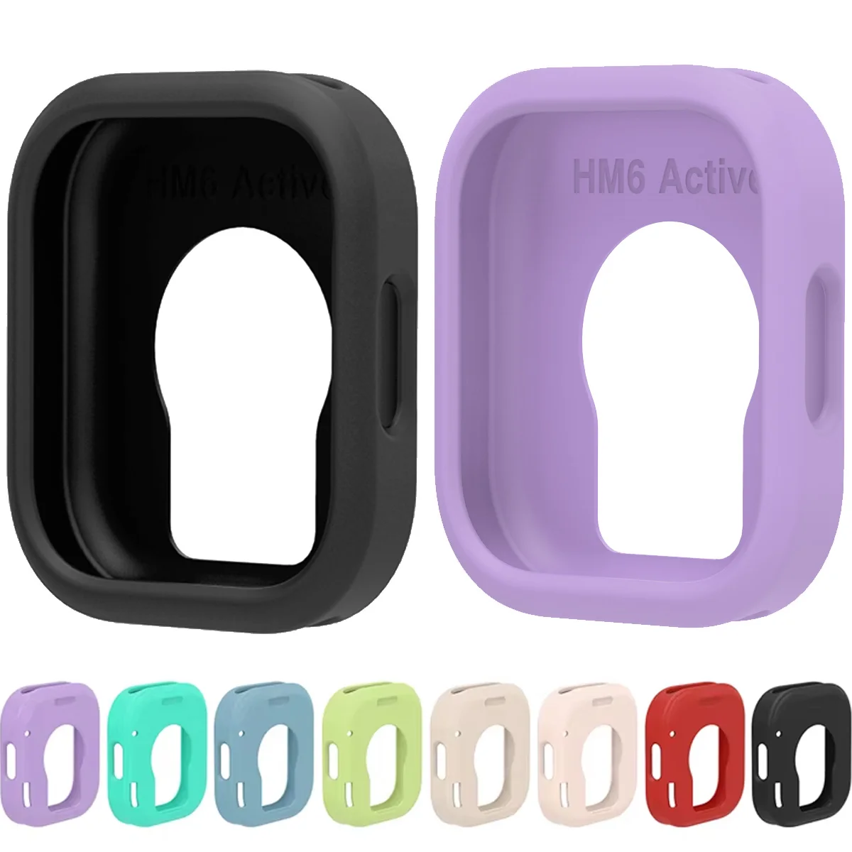 Soft Silicone Cases for Redmi Watch 6 Active Women Men Protector Bumper Cover for Redmi Watch 6Active Candy Color Accessories