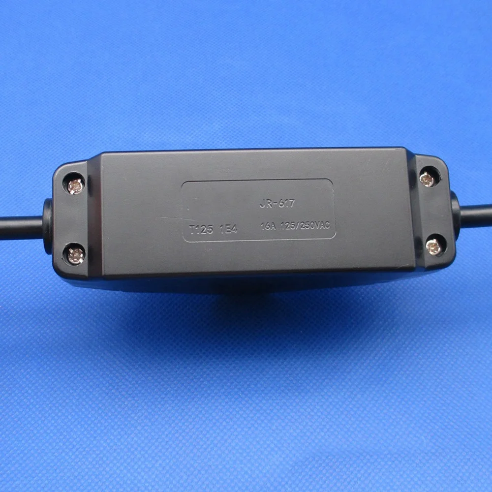 ABAH-30A JR-617 Waterproof Line Medium Switch Line Switch Flat Round Line Silver Contact Double Cut Dust-Proof Switch