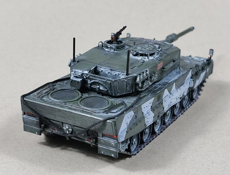 大人のためのメインバトルタンク,軍事戦闘タイプ,クラシックギフト,PVCプラスチック,スケール1:72,12226pf,ヒョウ2a4