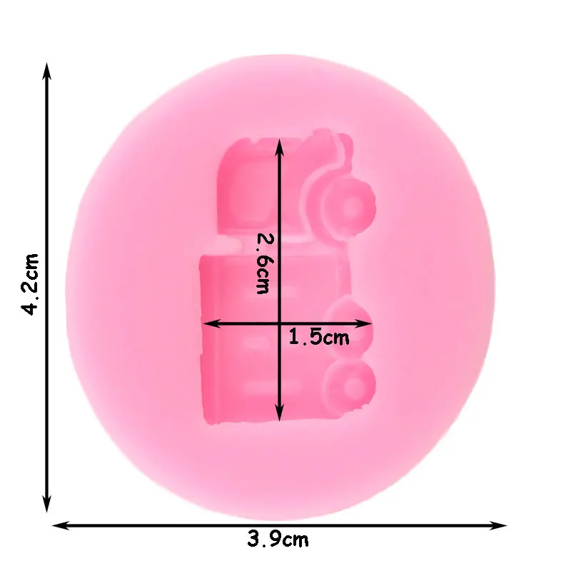 3D Excavator Dump Truck Silicone Molds Fire Truck Crane Chocolate Candy Mould DIY Baby Birthday Fondant Cake Decorating Tools