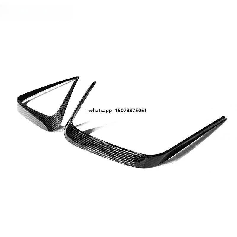 Paktechz Dry Carbon Fiber Parts Bodykit Rear Bumper Canards for M8 F91 F92