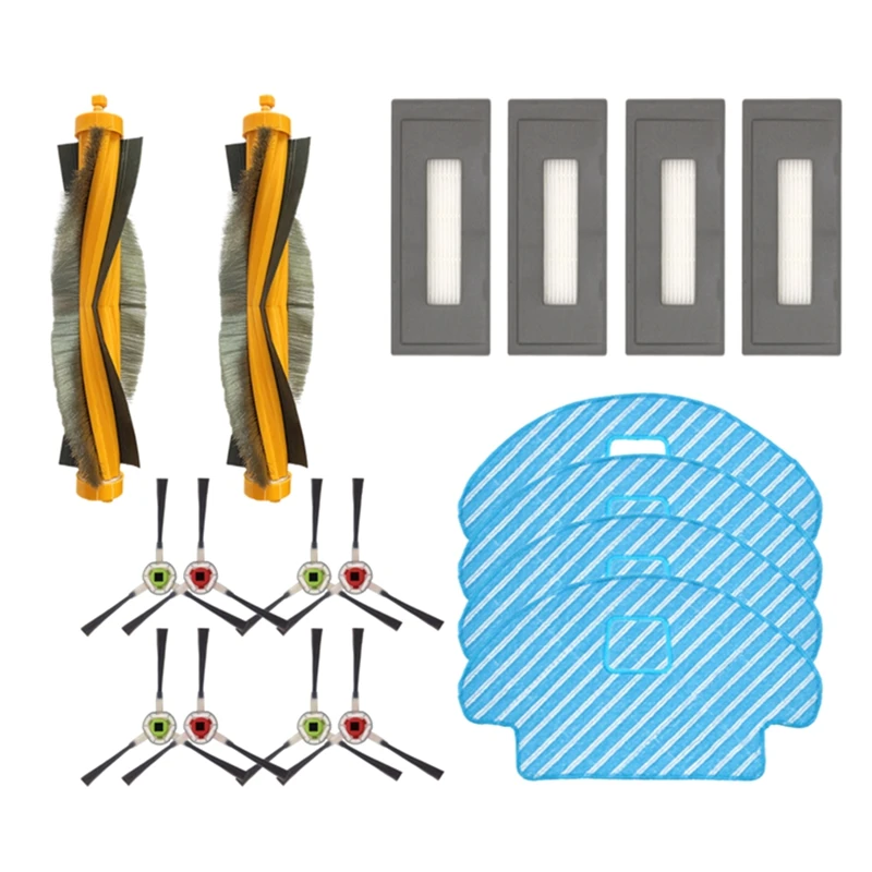 Für ecovacs deebot ozmo roboter staubsauger haupt walzen bürsten filter mopp tuch ersatz zubehör